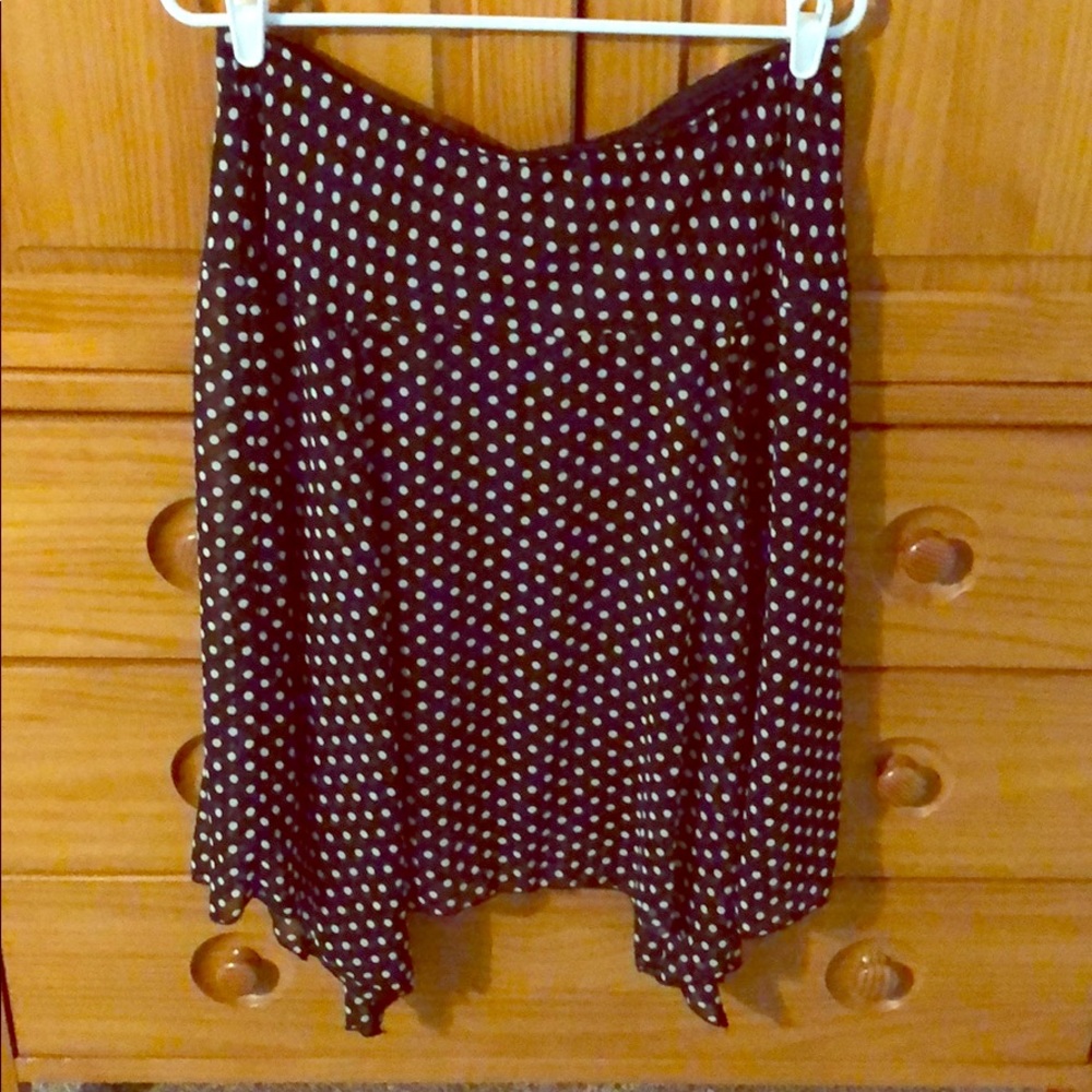 AB Studio polkadot skirt size L